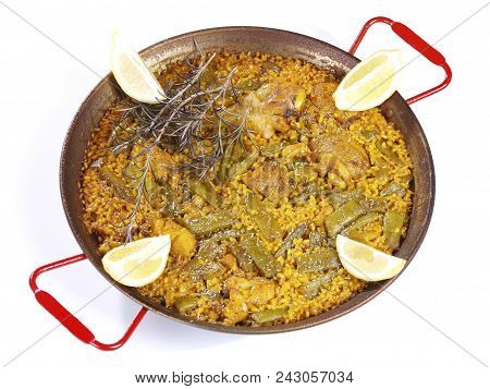 Paella. Original Dish From Valencia. Spain.

Traditional Valencian Dish. The Paella Is The Most Worl
