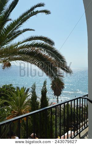 Wonderful Maritime Walk From Nerja From Where We Can See Its Beautiful Beach. August 6, 2016. Travel