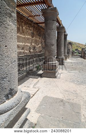 Ruins Of The Dir Aziz Synagogue, Built In The Byzantine Period, At The Beginning Of The Sixth Centur
