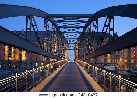 Most v Hamburku, Německo