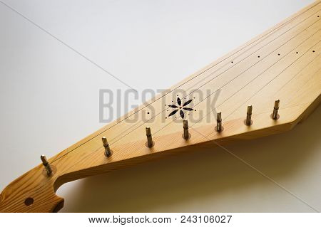 Kannel, Estonian Traditional Harp Musical Instrument For Folk Music In Estonia, Finland.