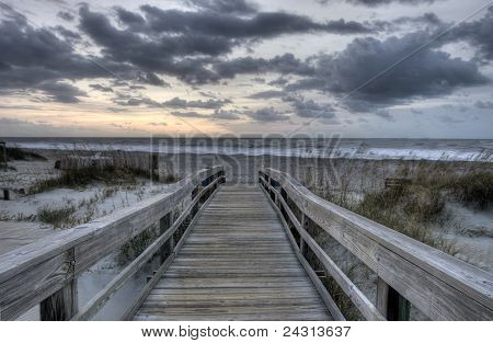 Sunrise on Tybee HDR