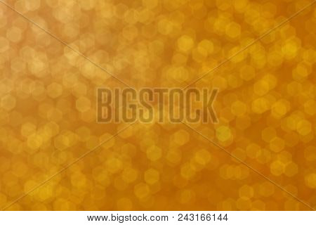 Glod Bokeh Abstract Background And Texture With Blur Vision