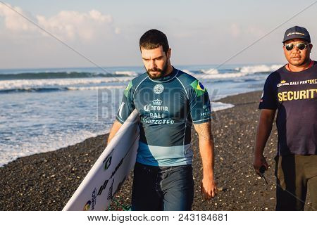 May 31, 2018. Keramas, Bali, Indonesia. Competition Wsl Corona Bali Protected. Professional Surfers