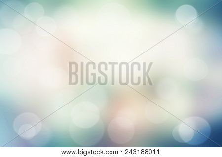 Abstract Colorful Background With Bokeh Light Effect