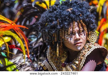 Manila , Philippines - April 27 :participant In The Aliwan Fiesta In Manila Philippines On April 27 