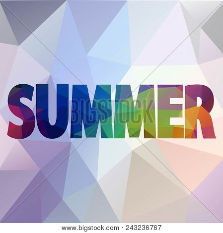 Fun Shiny Background With Written Text 