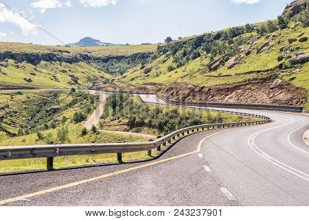 The Landscape On Katkop Pass Between Mount Fletcher And Maclear In The Eastern Cape Province