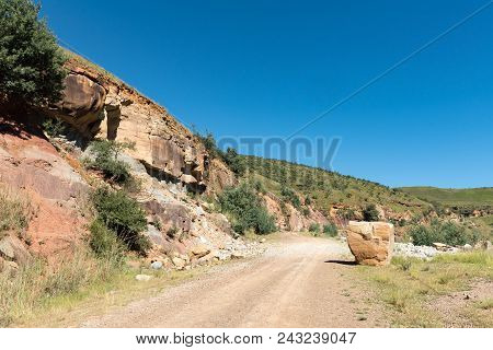A Rockfall On The Pot River Pass In The Eastern Cape Province Of South Africa