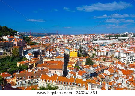 View From Miradouro Sophia De Mello Breyner Andersen, Lisbon, Portugal