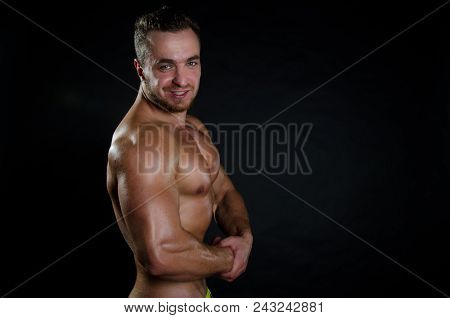 Guy With Sexy Body. Handsome Guy And Athletic Body.handsome Guy And Athletic Body.
