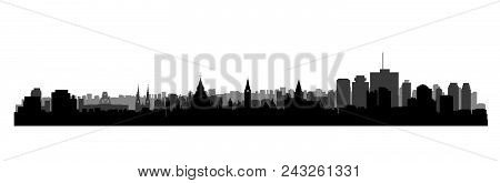 Canada City Skyline. Ottawa Landmarks Cityscape View. Travel  Background. Tourism Concept With Moder
