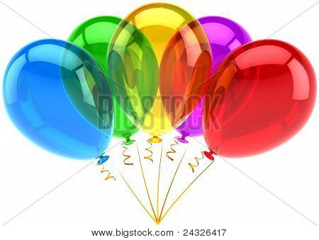 5 パーティー風船の誕生日の装飾