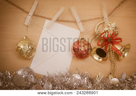 Merry Christmas And Happy New Year Background