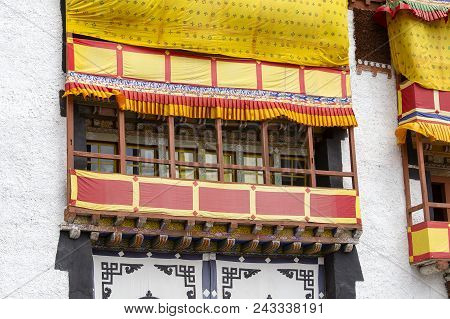 Detail Of Hemis Gompa Monastery, In The Himalyan Foothills Near Leh, Ladakh, Northern Of India