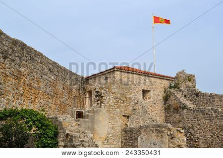 Old Budva Town Fortress, Architecture Of Montenegro.