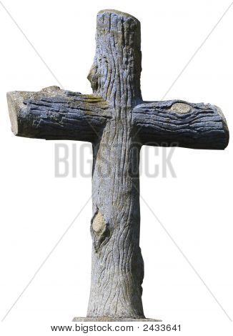Isolerede stenede Christian Cross