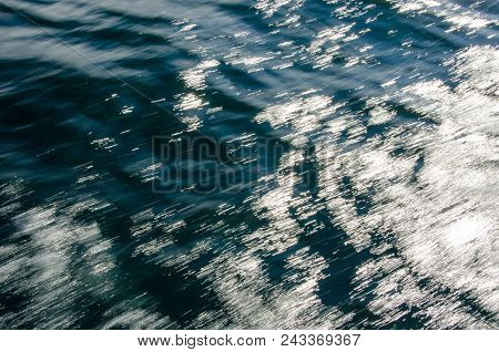 Water Waves For Nature Backgrounds With White Strokes