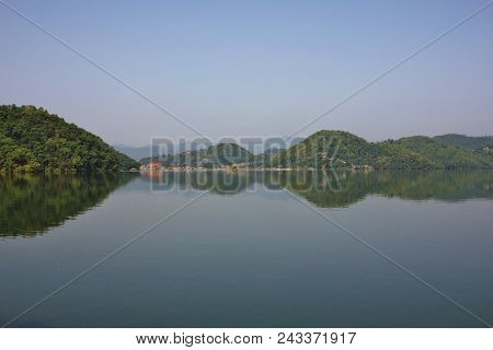 Quiet Spring Day At Begnas Lake, Lake Near Pokhara, Nepal.