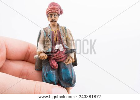 Ottoman Man Figure In A  Tradational Clothes