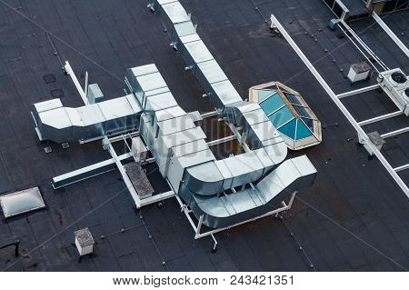 Ventilation Shaft On The Roof, Ventilation System At Home