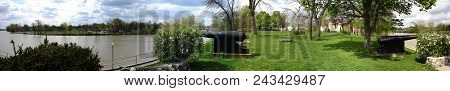 Panoramic View Of Old Fort Defiance Park, Defiance, Oh, May 2, 2005