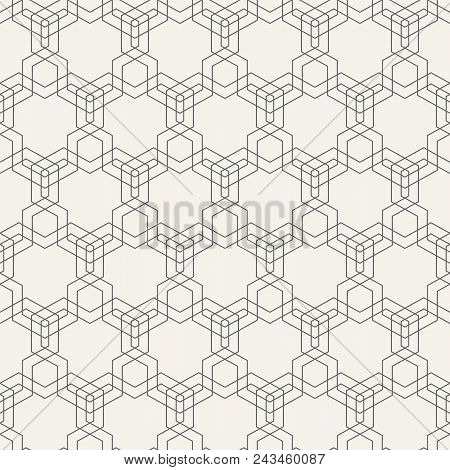 Abstract Seamless Pattern. Modern Stylish Texture. Repeating Geometric Background With Triangular El