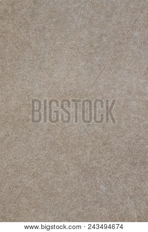 Gray Concrete Floor Texture With Small Dash Pattern. Close-up Of Scabrous Background. Vertical Orien