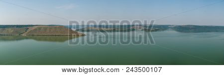 Panoramic View Of The Fjords And The Bay Of Bakota From A Height. Bakota, Ukraine