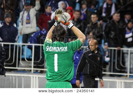 Goalkeeper Oleksandr Shovkovskyi Of Dynamo Kyiv