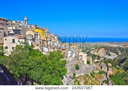 The Village Of Badolato, Calabria, Italy