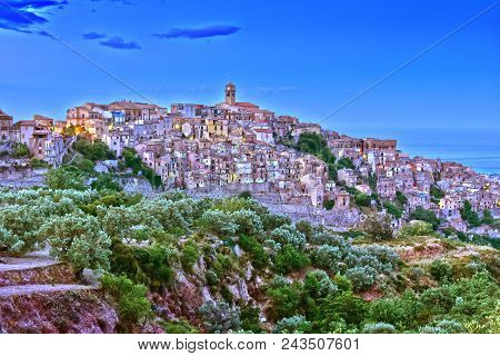 The Village Of Badolato, Calabria, Italy