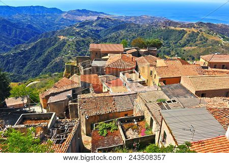 The Village Of Bova In The Province Of Reggio Calabria, Italy