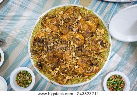 Arabian food closeup