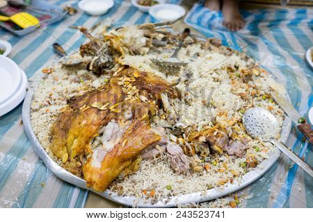 Arabian food closeup