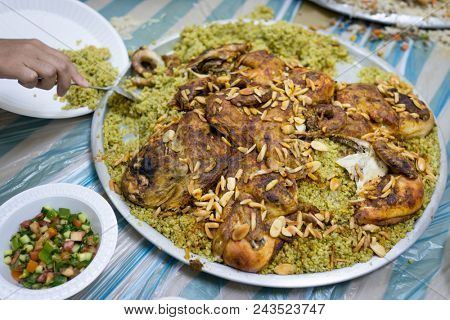 Arabian food closeup