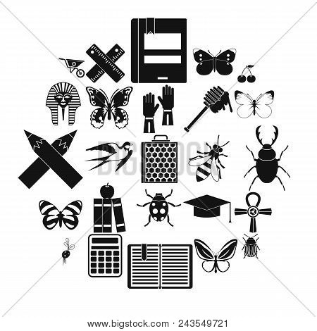 Hexapod Icons Set. Simple Set Of 25 Hexapod Vector Icons For Web Isolated On White Background