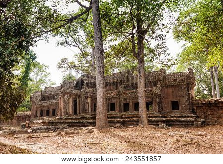 Historic Ruins Of Bayon Temple