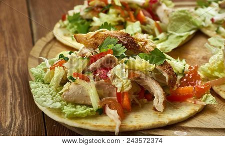Loaded Chicken Tostadas