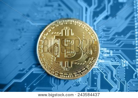 Blockchain Technology, Bitcoin Mining Concept.