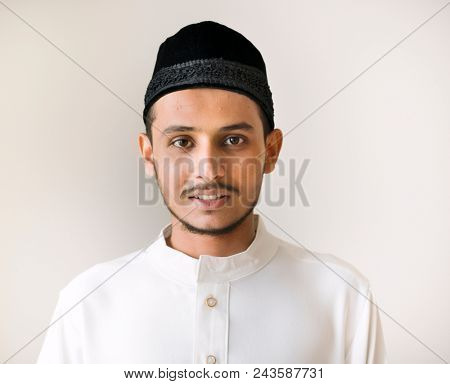 Portrait of a Muslim man