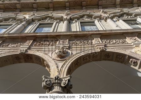 Milan, Lombardy, Italy: Ca Granda, Historic University. A Court