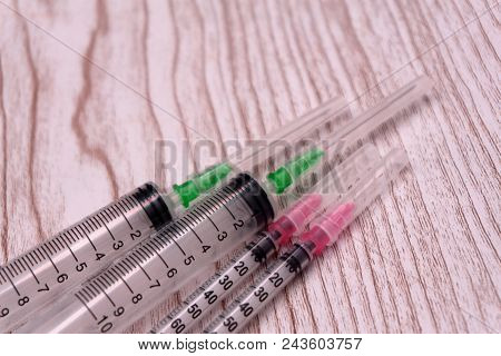 Pre-measured Doses Of Medication In Blister Packed In Sterile Hypodermic Syringes