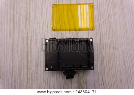Big Flash Camera Light Artdeco Beautiful Blue