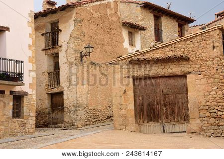 Streets And Corners Of The Medieval Village Of Mirambel, Maestrazgo, Teruel Province, Aragon,spain