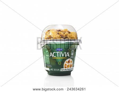 Chisinau, Moldova - June 04, 2018: Danone Is A Multinational Food-products Corporation Based In Pari
