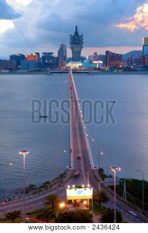 Vista della città di Macau