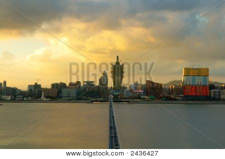 Vista della città di Macau