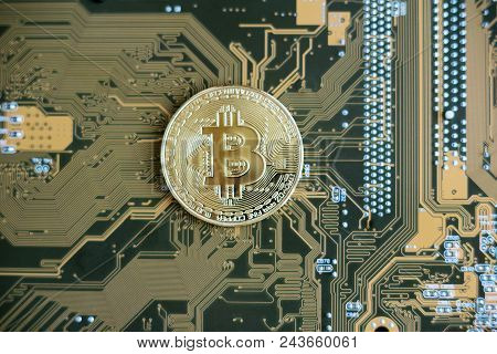 Blockchain Technology, Bitcoin Mining Concept.