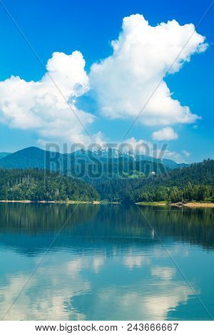 Mountain Risnjak And Lokvarsko Lake, Lokve, Gorski Kotar, Croatia